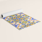 Summer,colourful detailed, Sicilian style art Yoga Mat Gallery Image 2
