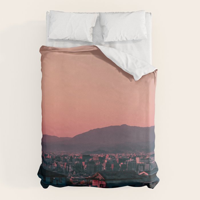 Kyoto sunset Duvet Cover Gallery Image 1