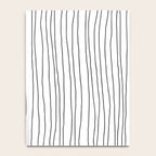 Hand Drawn Lines Vertical White Dark Gray Notebook Gallery Image 4
