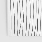 Hand Drawn Lines Vertical White Dark Gray Poster Gallery Image 3