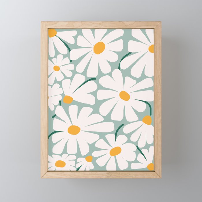 Daisy fresh Mini Art Print Gallery Image 1