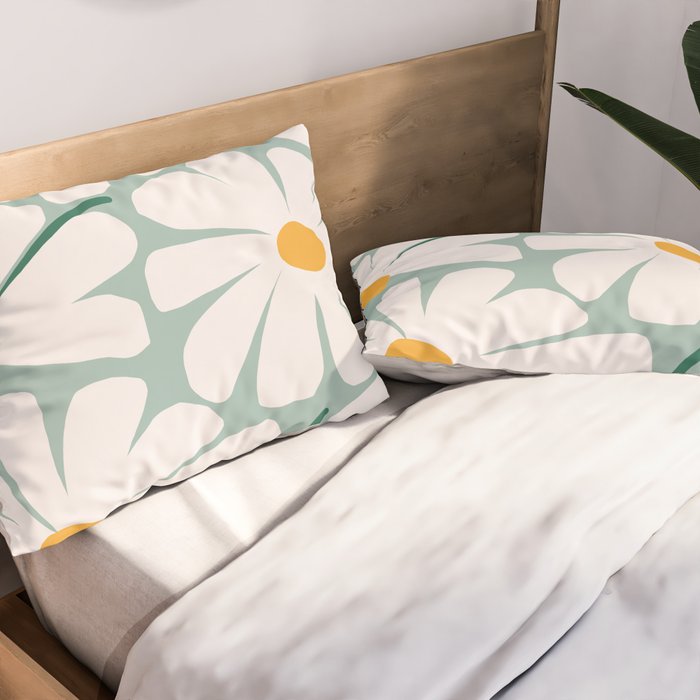 Daisy fresh Pillow Sham Gallery Image 2