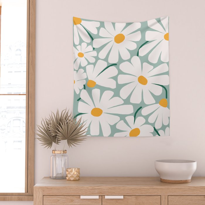 Daisy fresh Wall Tapestry Gallery Image 2