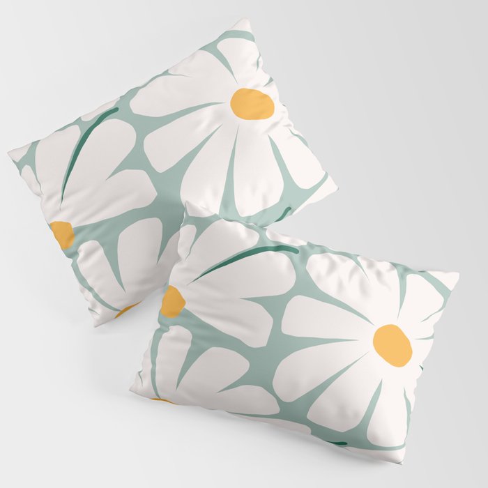 Daisy fresh Pillow Sham Gallery Image 1