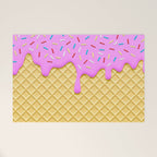 Strawberry Ice Cream Welcome Mat Gallery Image 1