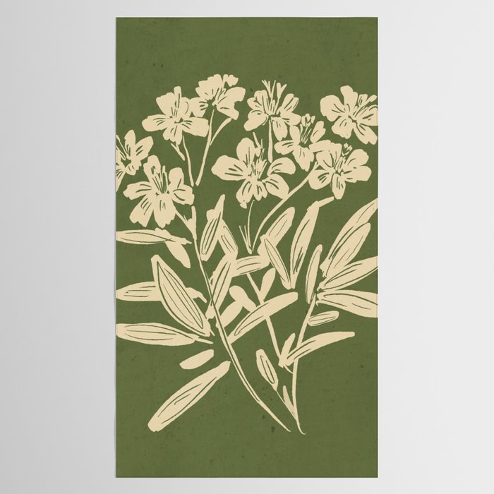 Minimalist Flowers 3 Tablecloth Gallery Image 2
