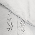 Wildflowers - Grey Flowers Comforter Gallery Image 4