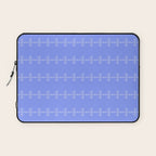 Soft Lavender Petal Pattern Laptop Sleeve Gallery Image 1