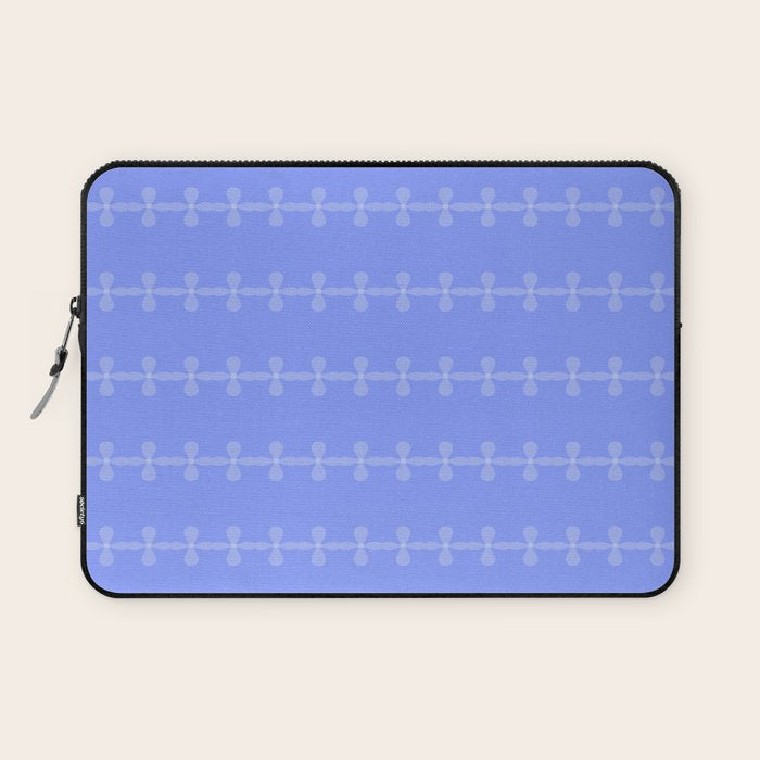 Soft Lavender Petal Pattern Laptop Sleeve Gallery Image 1