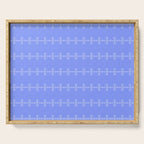 Soft Lavender Petal Pattern Serving Tray Gallery Image 1