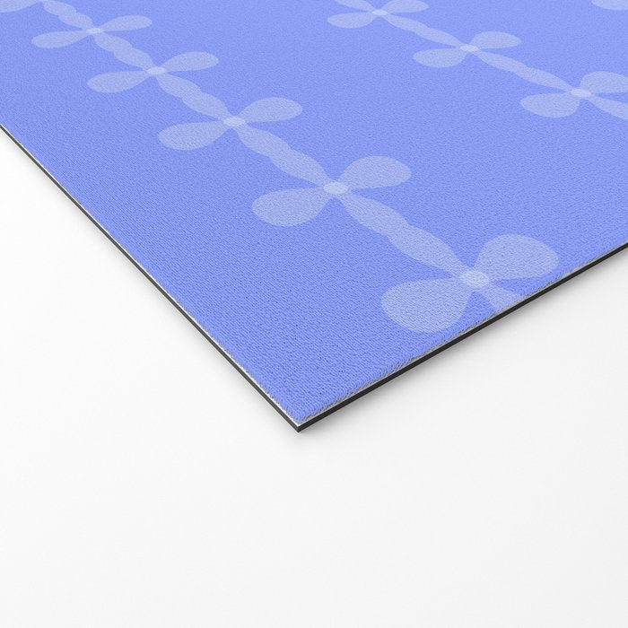 Soft Lavender Petal Pattern Welcome Mat Gallery Image 2
