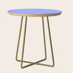Soft Lavender Petal Pattern Side Table Gallery Image 1