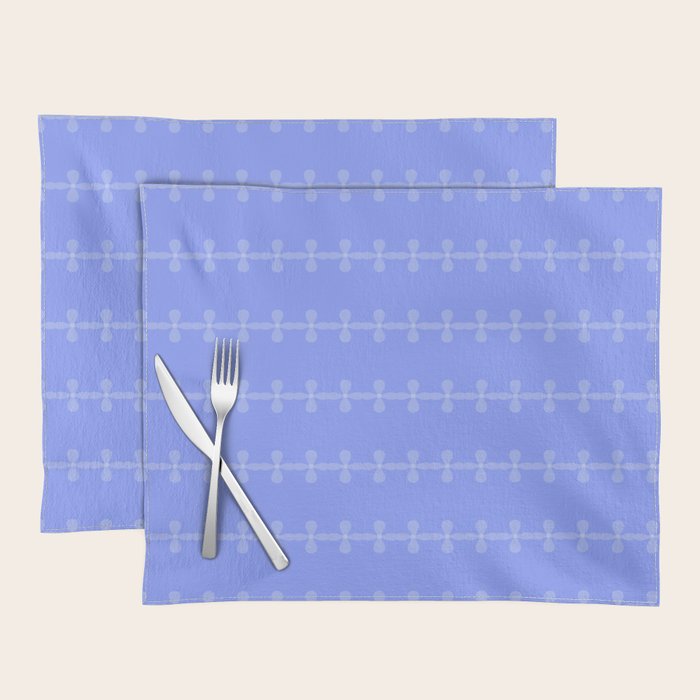 Soft Lavender Petal Pattern Placemat Gallery Image 1