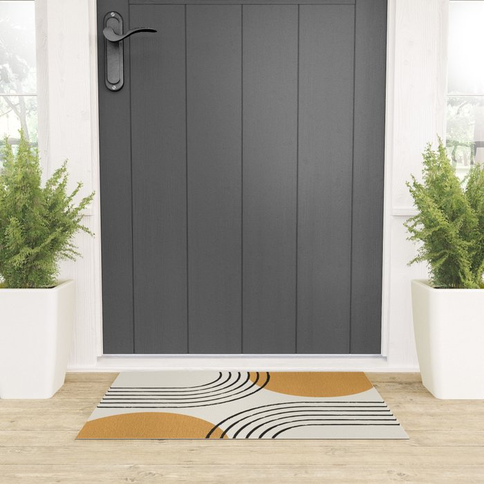 Sun Arch Double - Gold Welcome Mat Gallery Image 3