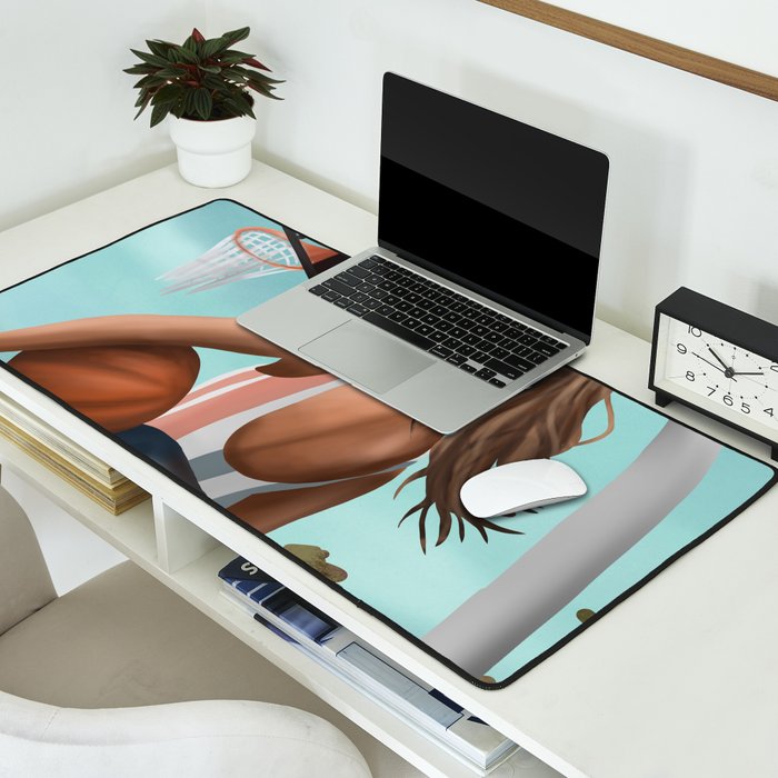 Hoops and Sunshine Desk Mat Gallery Image 2