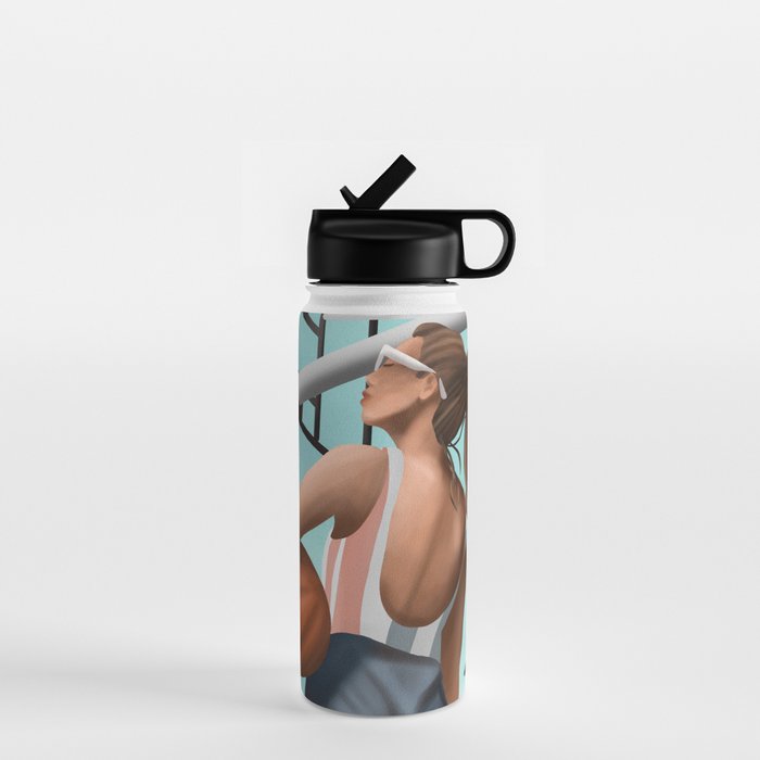 Hoops and Sunshine Water Bottle Gallery Image 1