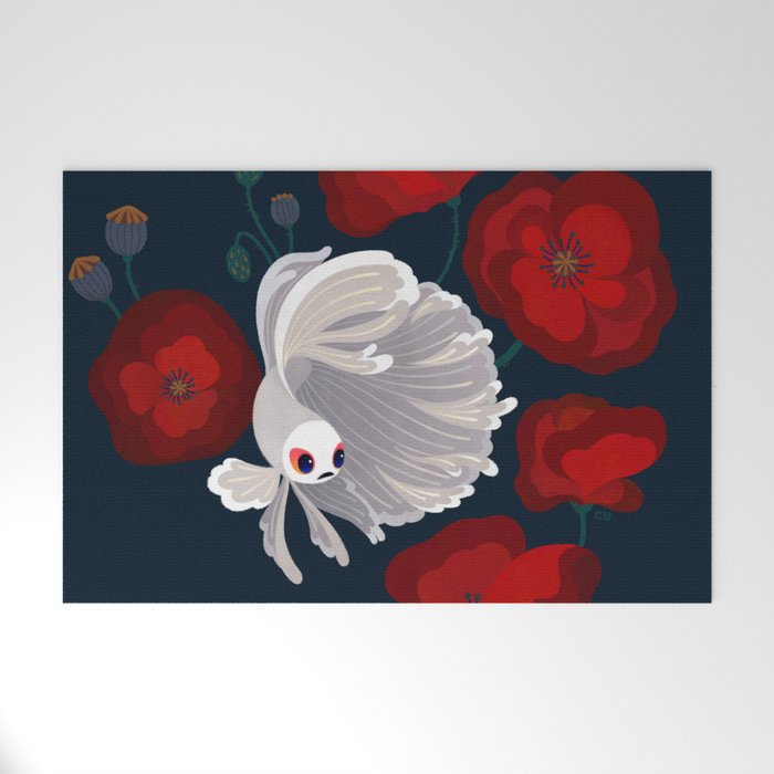 Bettas and Poppies Welcome Mat Gallery Image 1