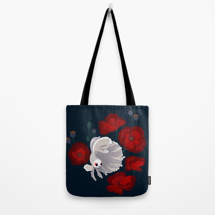 Bettas and Poppies Tote Bag Gallery Image 2