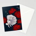 Bettas and Poppies Stationery Card Gallery Image 2