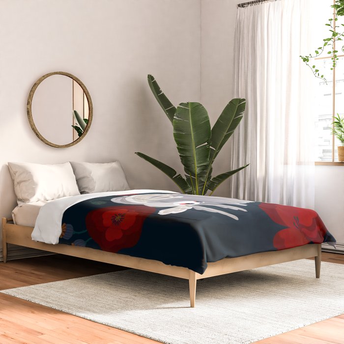 Bettas and Poppies Comforter Gallery Image 2