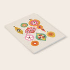 Christmas Tree Retro Ornaments Notebook Gallery Image 2