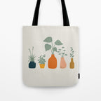 Cat and Plant 9 Tote Bag Gallery Image 1
