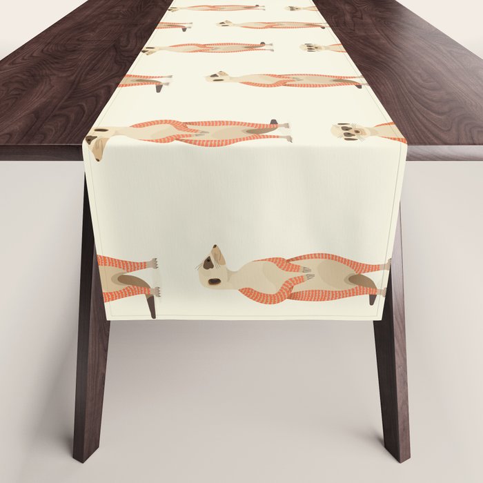 Whimsical Meerkats Table Runner Gallery Image 1
