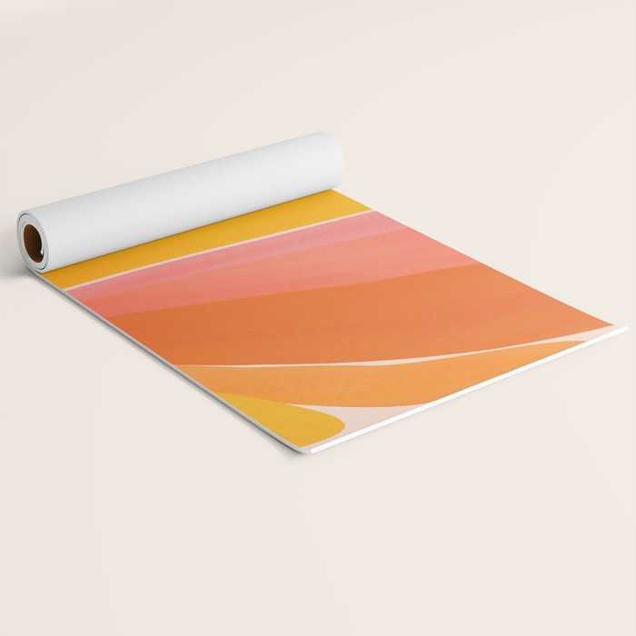 Bloom Abstract Floral Yoga Mat Gallery Image 2