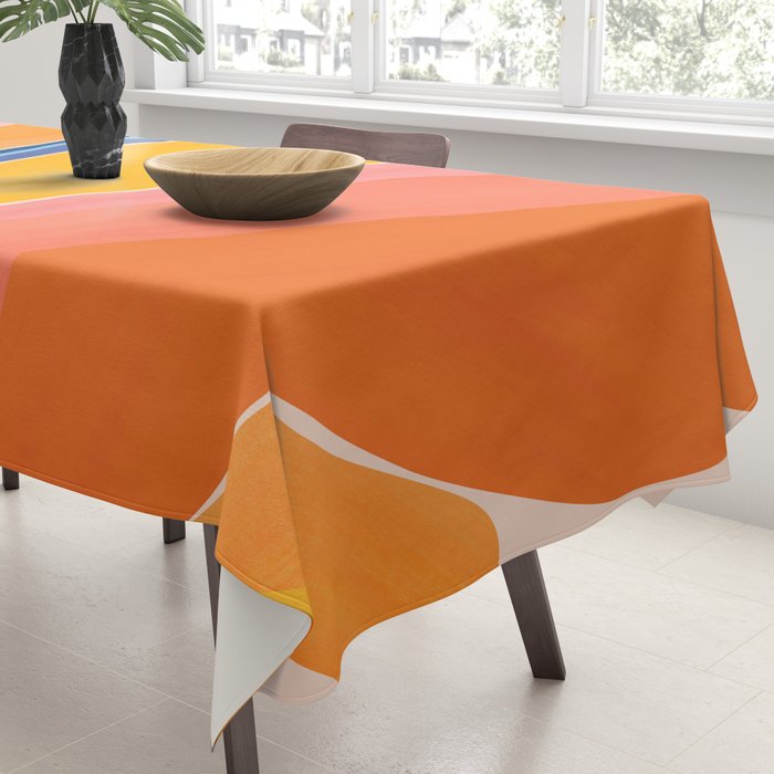 Bloom Abstract Floral Tablecloth Gallery Image 3