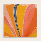 Bloom Abstract Floral Wood Wall Art Gallery Image 1