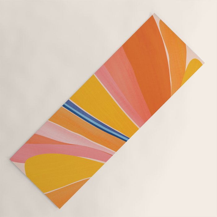 Bloom Abstract Floral Yoga Mat Gallery Image 1