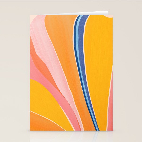 Bloom Abstract Floral Stationery Card Gallery Image 2