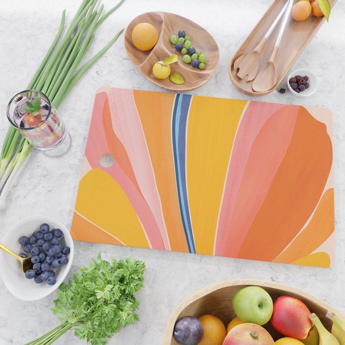 Bloom Abstract Floral Cutting Board Gallery Image 2