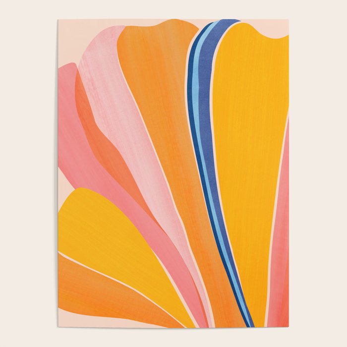 Bloom Abstract Floral Poster Gallery Image 4