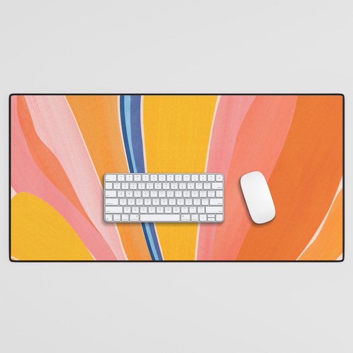 Bloom Abstract Floral Desk Mat Gallery Image 1