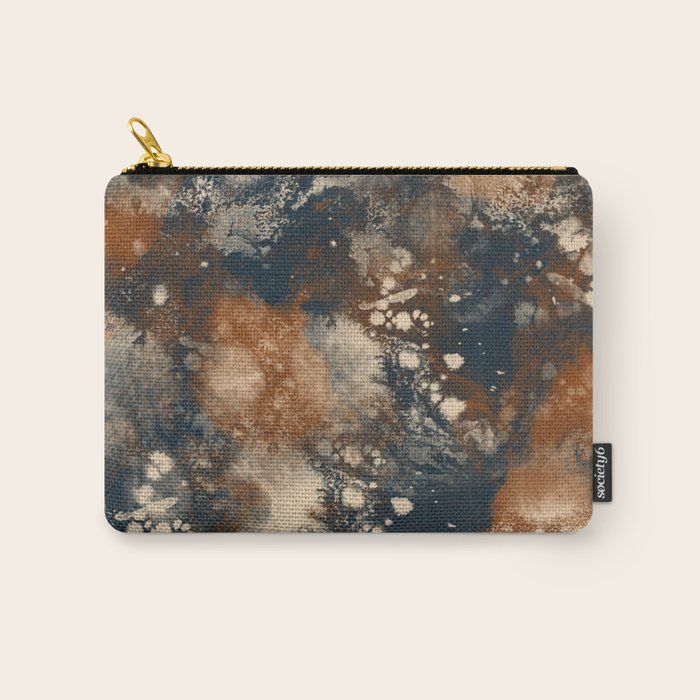 Earth watercolor splashes Carry All Pouch Gallery Image 1