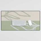 Laurel Leaves in Balance - Sage Green  Desk Mat Gallery Image 1