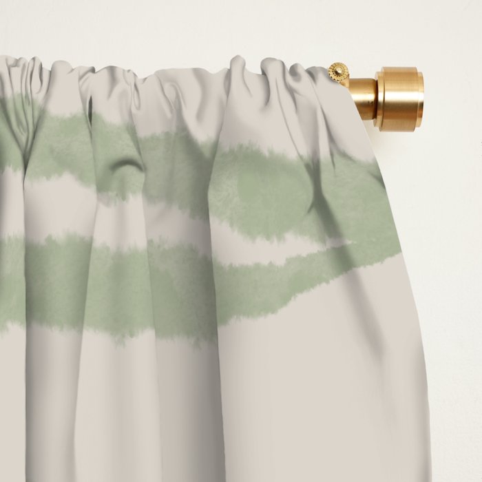 Laurel Leaves in Balance - Sage Green  Window Curtain Gallery Image 2