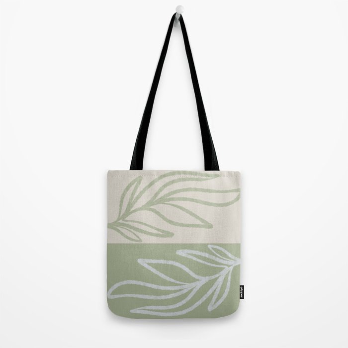 Laurel Leaves in Balance - Sage Green  Tote Bag Gallery Image 2