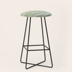 Laurel Leaves in Balance - Sage Green  Stool Gallery Image 1