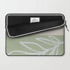 Laurel Leaves in Balance - Sage Green  Laptop Sleeve Gallery Image 2