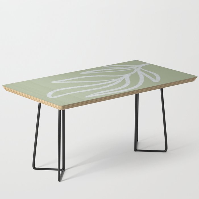 Laurel Leaves in Balance - Sage Green  Coffee Table Gallery Image 1