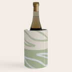 Laurel Leaves in Balance - Sage Green  Wine Chiller Gallery Image 1