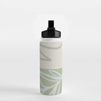 Laurel Leaves in Balance - Sage Green  Water Bottle Gallery Image 2