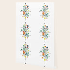 Atomic Age Nuclear Abstract Motif â Mid Century Modern Pattern Wallpaper Gallery Image 2