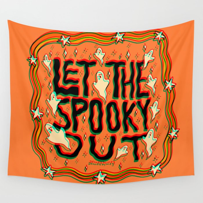 Let the Spooky Out in 3D Wall Tapestry Gallery Image 4