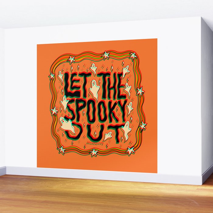 Let the Spooky Out in 3D Wall Mural Gallery Image 2