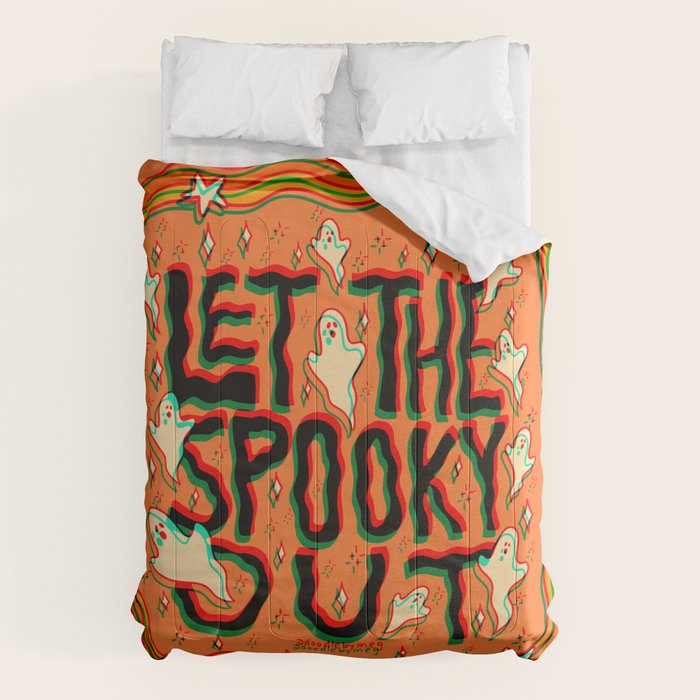 Let the Spooky Out in 3D Comforter Gallery Image 1