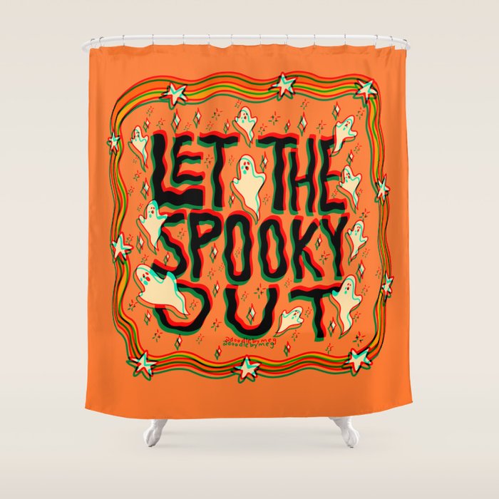 Let the Spooky Out in 3D Shower Curtain Gallery Image 1