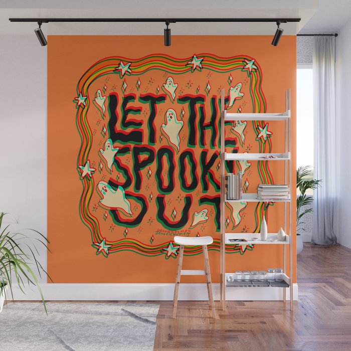 Let the Spooky Out in 3D Wall Mural Gallery Image 1